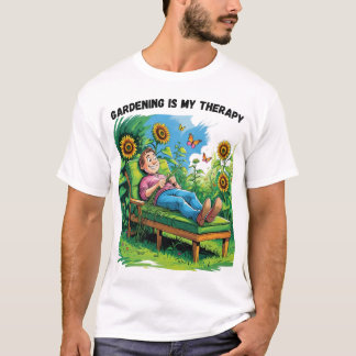 Camiseta Gardening Is My Therapy T-Shirt