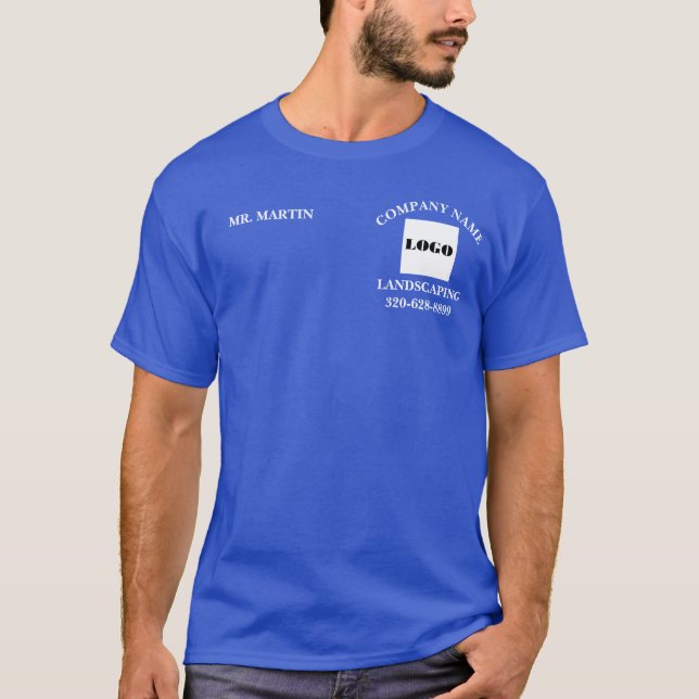 Camiseta Gardening Manutenção Nome do Funcionário Marca da  (Frente)