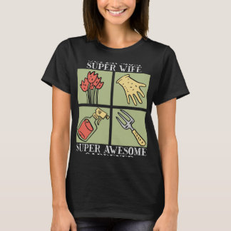 Camiseta Gardening Mom Plant  Gardener Succulent Mothers Da