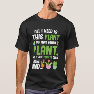 Camiseta Gardening Plant Crazy Gardeners Lady