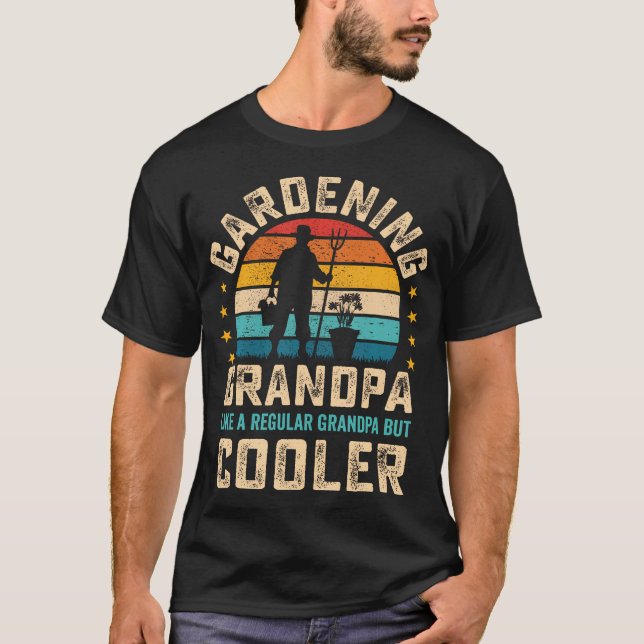 Camiseta Gardening  Plants Lover Grandpa Funny Grandfather  (Frente)