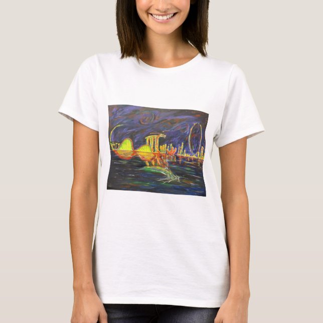 Camiseta Gardens By The Bay Dragon Singapore (Frente)