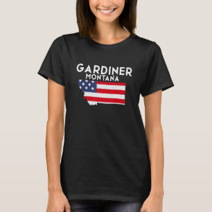 Camiseta Gardiner Montana EUA Estado América Viagem Montana