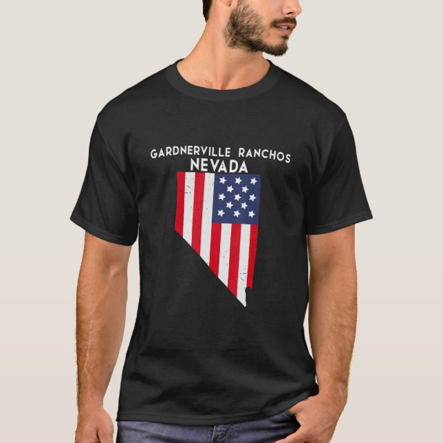 Camiseta Gardnerville Ranchos Nevada Nevada EUA State Ameri (Frente)
