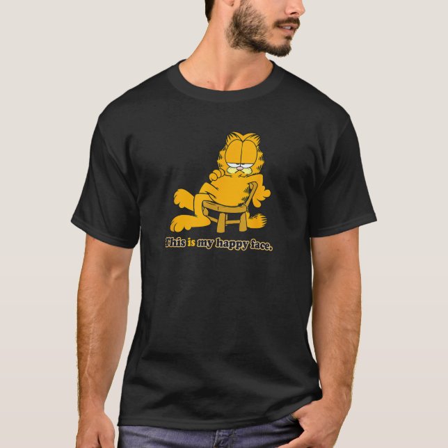 Camiseta Garfield Happy Face (Frente)