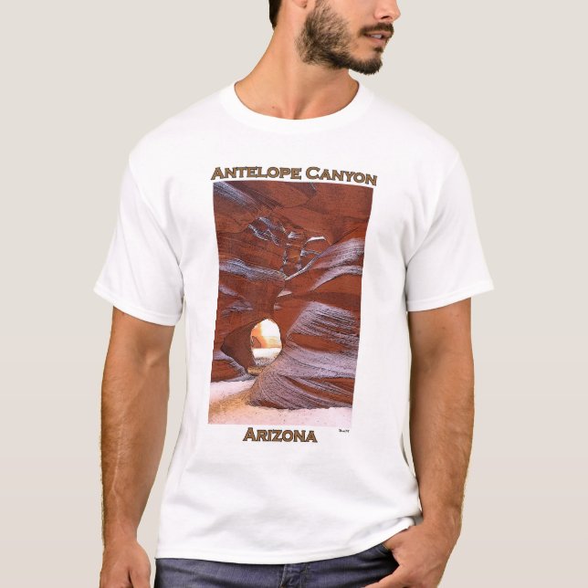 Camiseta Garganta-Arizona do antílope (Frente)