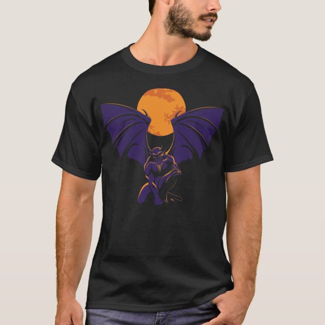 Camiseta Gargoyle Trabalho de arte (Frente)