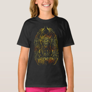 Camiseta Gárgula ao Luar: Arte Gótica