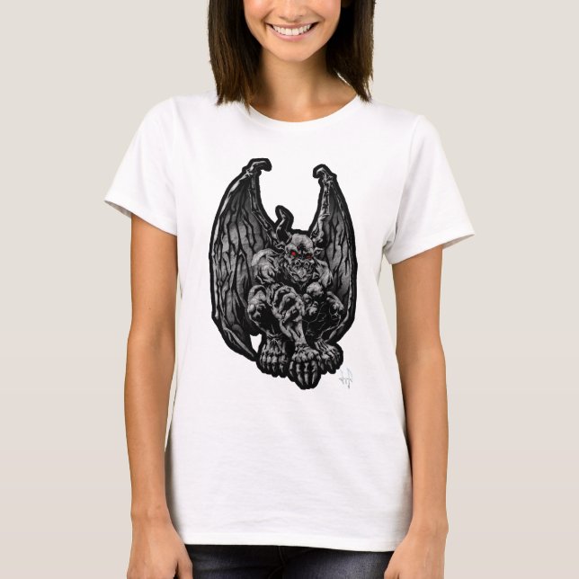 Camiseta Gárgula de pedra (Frente)