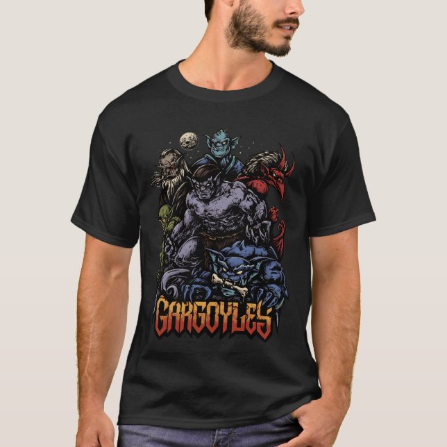 Camiseta Gárgulas engraçadas (Frente)
