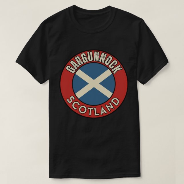 Camiseta Gargunnock, Escócia (Frente do Design)