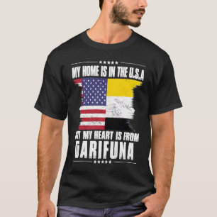 Camiseta Garifuna American Patriot Cultivou Orgulho Lar Cor