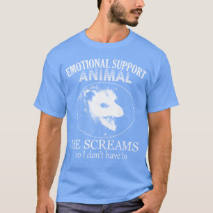 Camiseta Garijo de gambá de apoio emocional