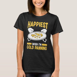 Camiseta Garimpeiro de Ouro Mais Feliz quando Estou Garimpa