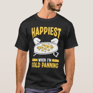 Camiseta Garimpeiro de Ouro Mais Feliz quando Estou Garimpa