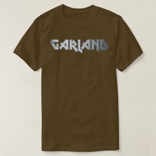 Camiseta Garland de metal pesado (Frente do Design)