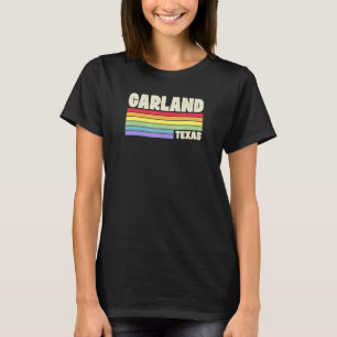 Camiseta Garland Texas Pride Rainbow Flag Orgulho gay Merch