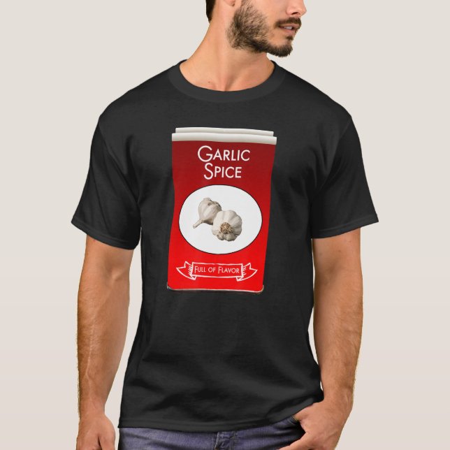 Camiseta Garlic Spice Tin Girls Correspondendo à fantasia d (Frente)