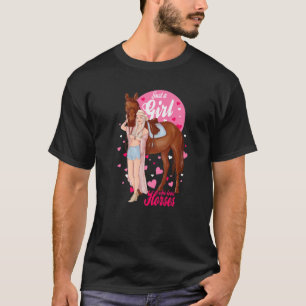 Camiseta Garota Adolescente Com Seu Cavalo - Equador Cavale