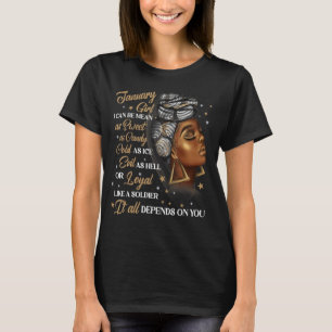 Camiseta Garota Afro Bloqueia Menina Negra Rainha Birt