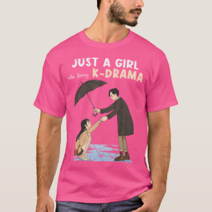 Camiseta Garota Ama Drama Coreano Coreia K-Pop Amor K-Drama