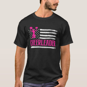Camiseta Garota animadora Cheerleader de mulheres líderes d