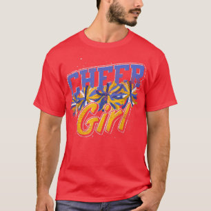 Camiseta Garota animadora pratica Aplausos de Cheerleader C