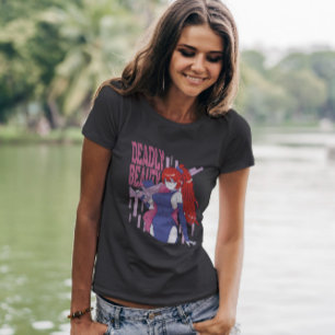 Camiseta Garota Anime Com Arma