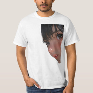 Camiseta Garota Anime Estética Fofa