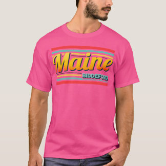 Camiseta Garota ao estilo dos anos 70 e 80 em Biddeford Mai