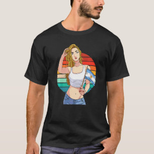 Camiseta Garota Argentina Bandeira da Argentina Orgulho Lat