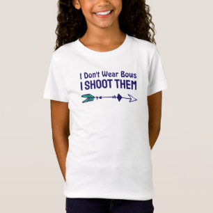Camiseta Garota Arqueira de Arco Branco