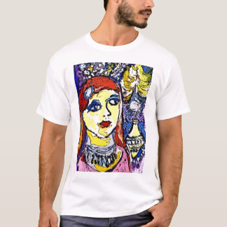 Camiseta Garota Art Brut Pintura Katie Pfeiffer