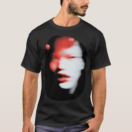 Camiseta Garota asiática desfocada