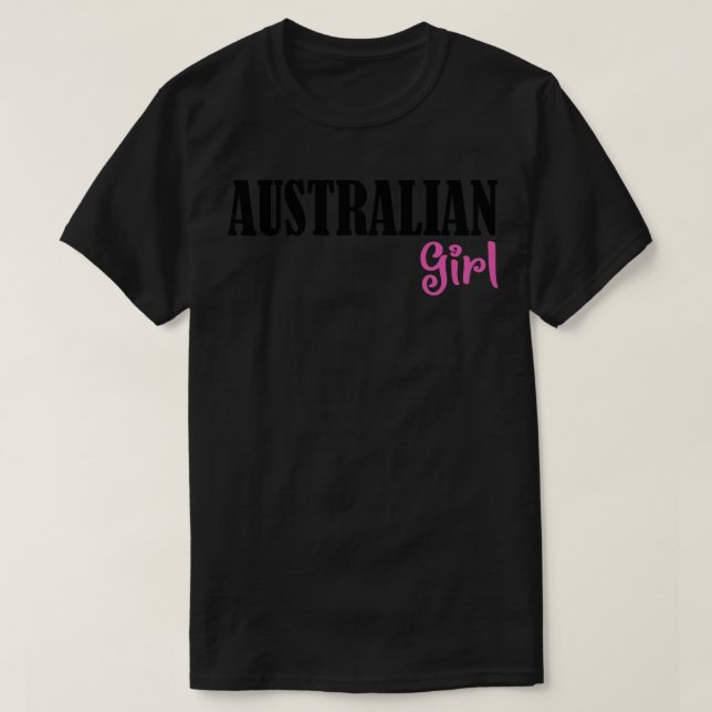 Camiseta Garota Australiana 1 (Frente do Design)