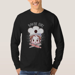 Camiseta Garota Baker Bonita Rolando Pino Sonhando Em Ser P