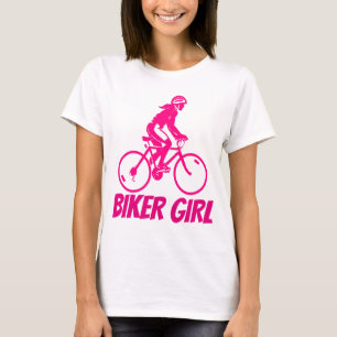 Camiseta GAROTA BIKER, T-shirts BICICICLETA Damas