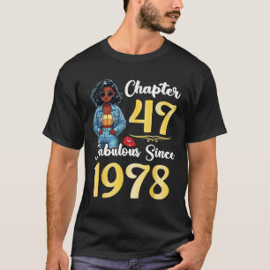 Camiseta Garota Bonita Capítulo 47 Anos Fabuloso Desde 1978