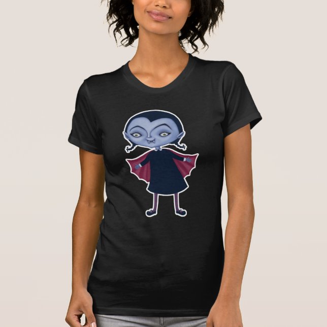 Camiseta garota bonita da escola de vampiros (Frente)