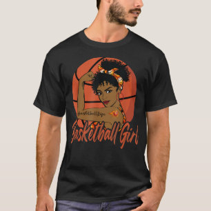 Camiseta Garota Bonita De Basquete Para T-Shirt Mulher