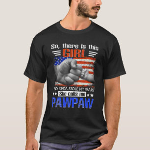 Camiseta Garota Bonita Que Roubou Meu Coração Ela Me Chama