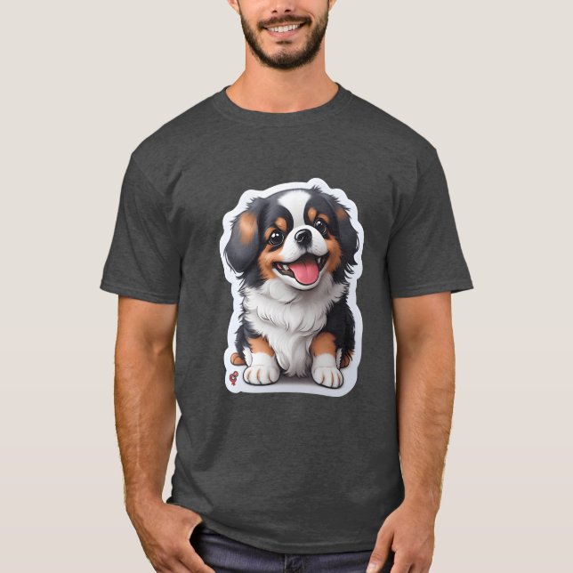 Camiseta Garota cachorro anime (Frente)