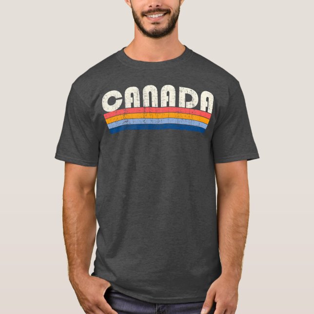 Camiseta Garota Canadá estilo anos 70 e 80 (Frente)