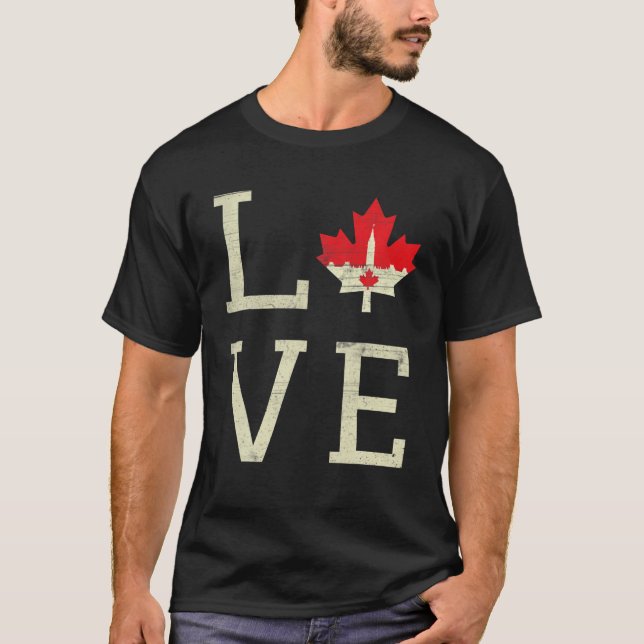 Camiseta Garota Canadiana Inquebrável Bandeira Canadense Fo (Frente)