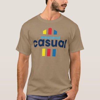 Camiseta Garota Casual de Fim de Semana