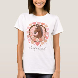 Camiseta Garota Cavalo Dia dos Namorados