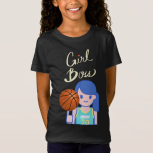 Camiseta Garota Chefe Basquete