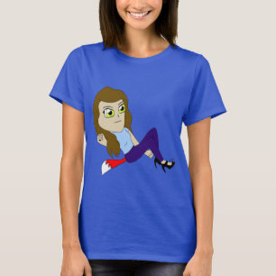 Camiseta garota chibi raposa