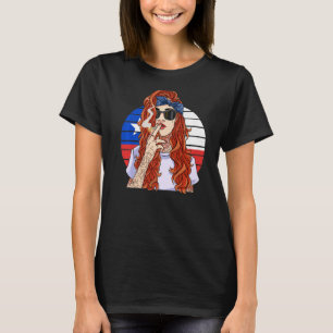 Camiseta Garota Chilena Orgulho Latino Bandeira Chile Orgul