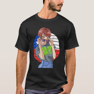 Camiseta Garota Chilena Orgulho Latino Bandeira Chile Orgul